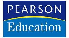 Pearson Education logo. White lettering on a blue background with a yellow dividing line between words.
