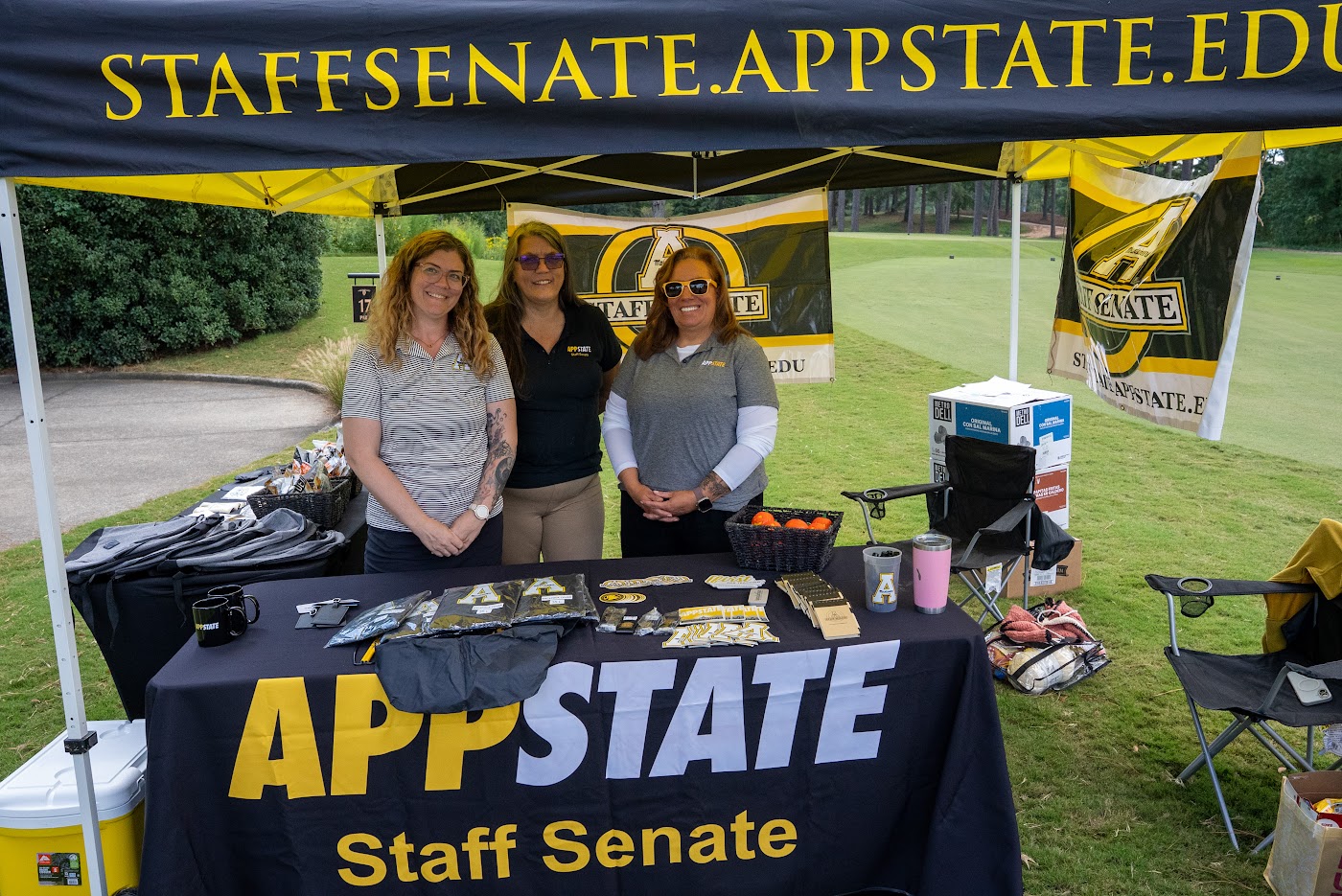 Appalachian State University Staff Senate members at the 2026 Chancellors’ Cup