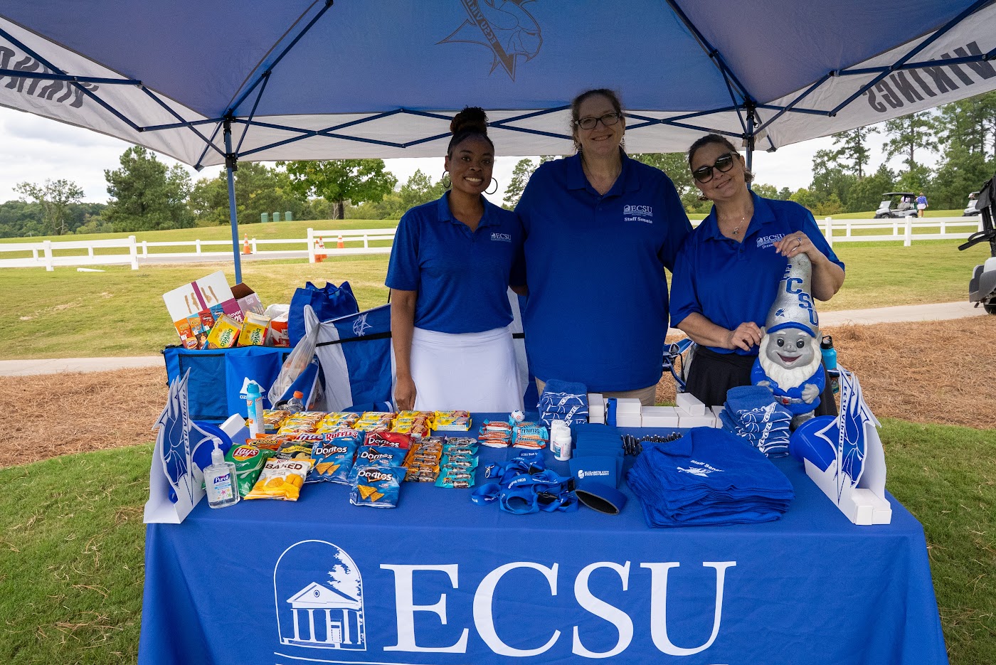 Elizabeth City State University staff at the 2026 Chancellors’ Cup