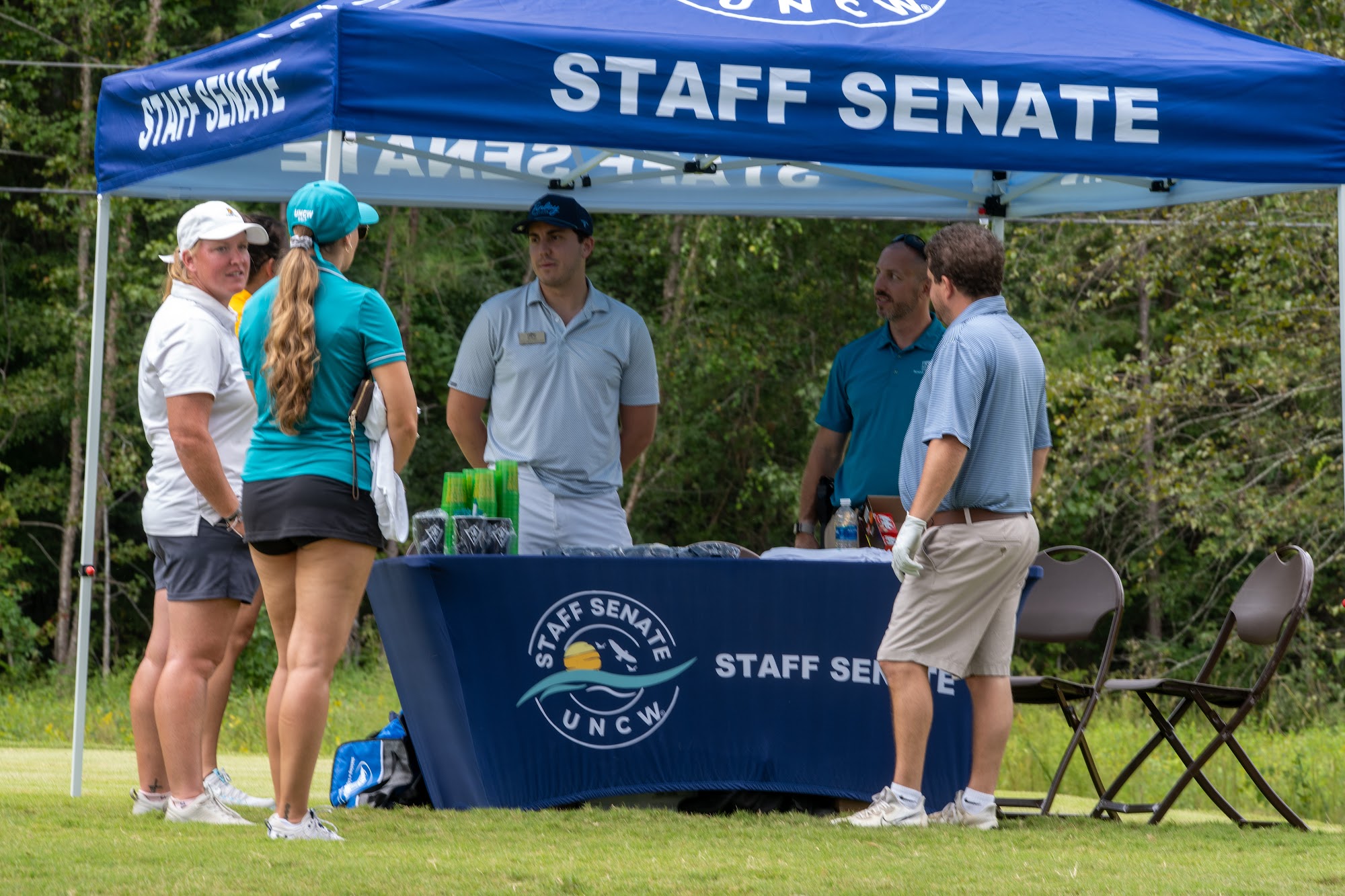UNC Wilmington Staff Senate members at the 2026 Chancellors’ Cup