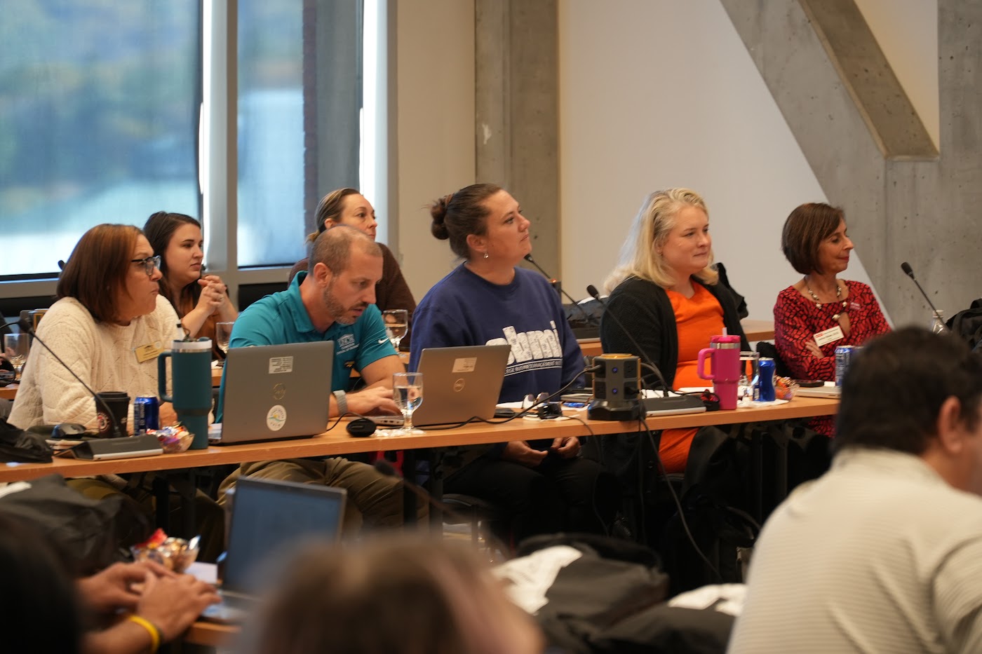 Delegates at the October 2026 Staff Assembly meeting